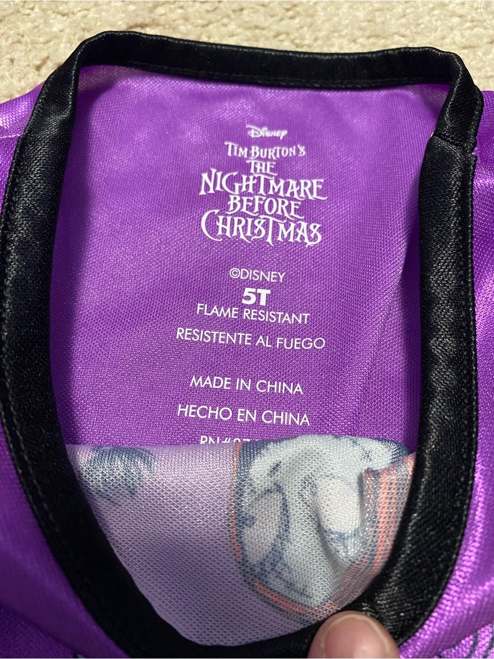 Disney Nightmare Before Christmas Sally Patchwork Girls Nightgown - Picture 3 of 4